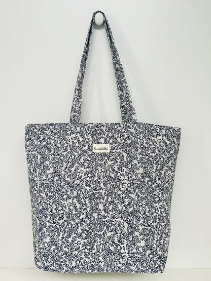 Bolsa Tote Bag Grande Pattern Azul