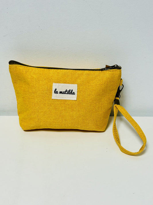 Neceser Grande Unicolor Amarillo