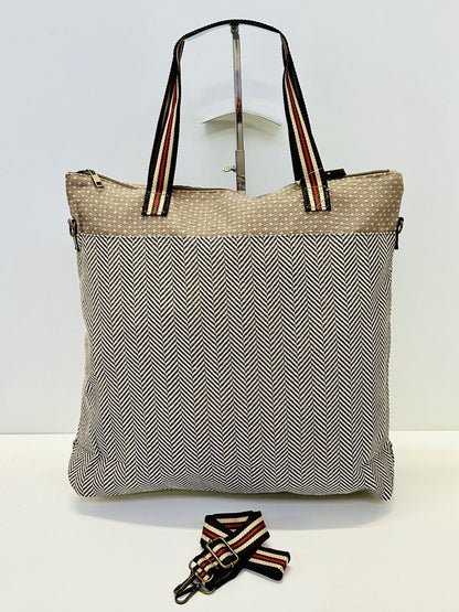 Bolsa de Viaje Grande Trigo Marrón