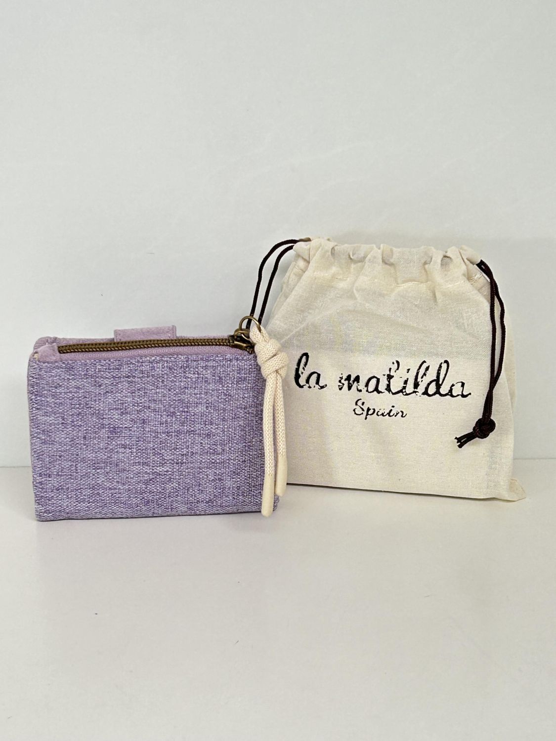 Cartera Pequeña Unicolor Violeta
