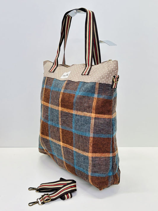Bolsa de Viaje Grande Cuadros S