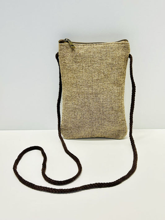 Bolso Cuelga Móvil Unicolor Arena