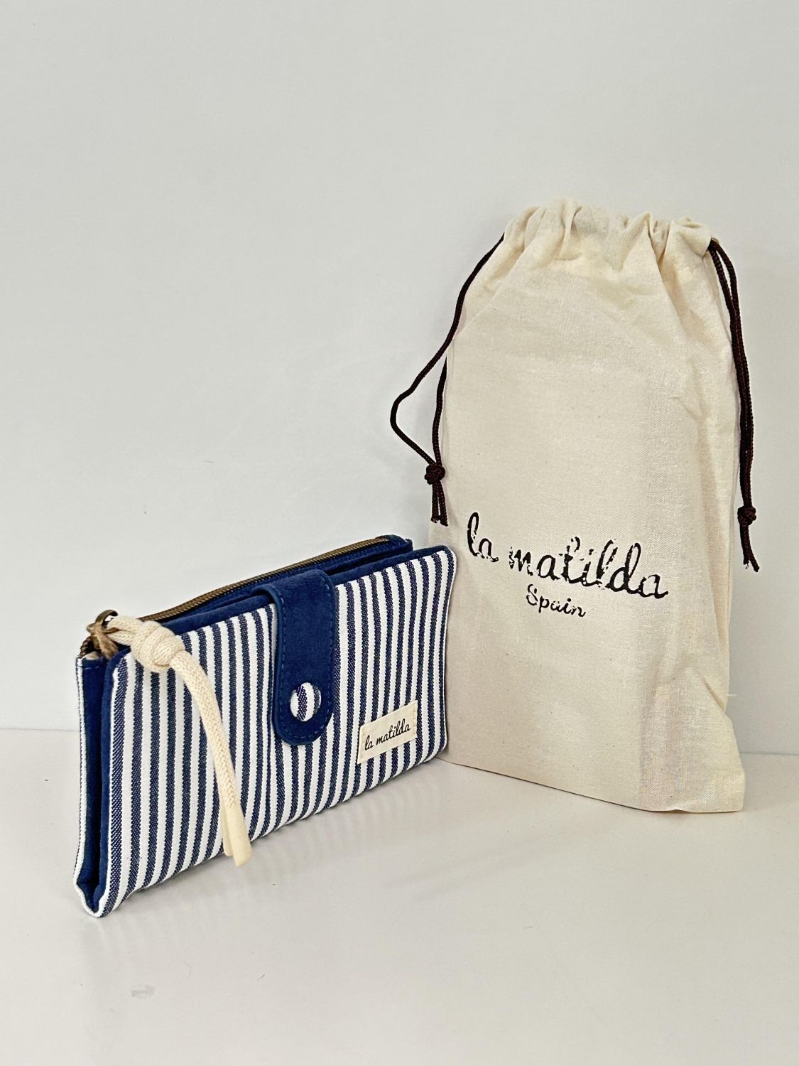 Cartera Grande Marinera Azul D