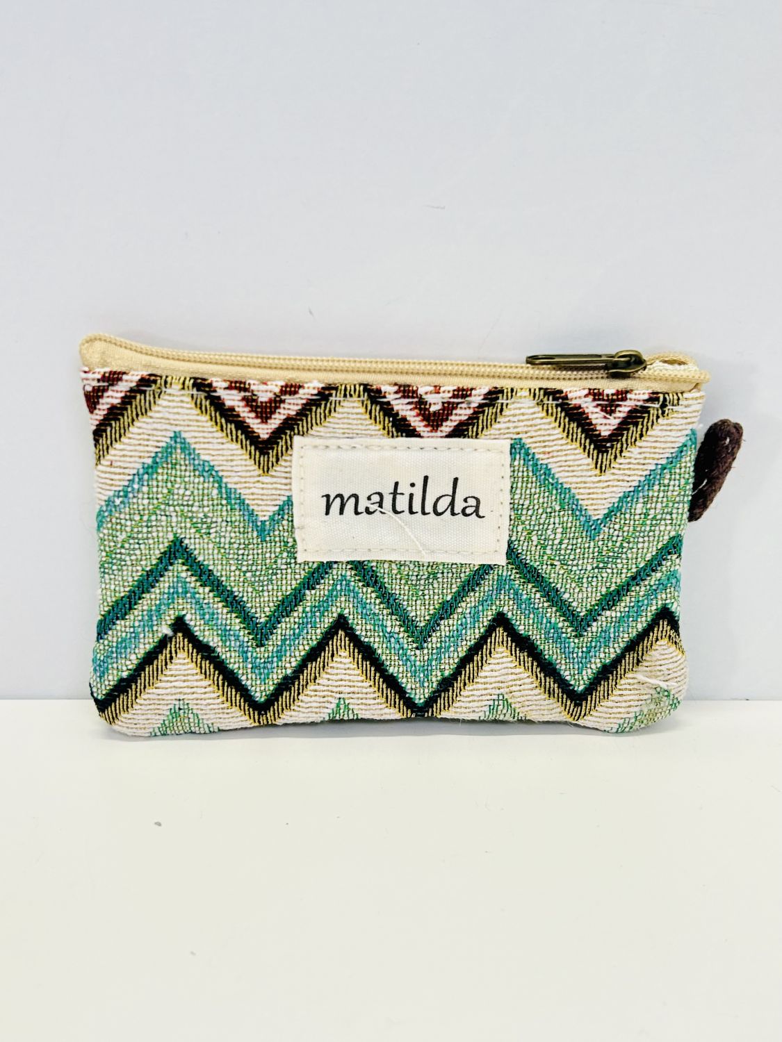 Monedero Zigzag Verde