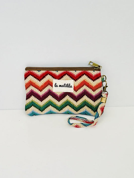 Neceser Pequeño Zigzag Multicolor