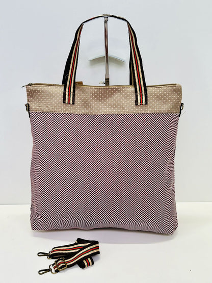 Bolsa de Viaje Grande Trigo Granate