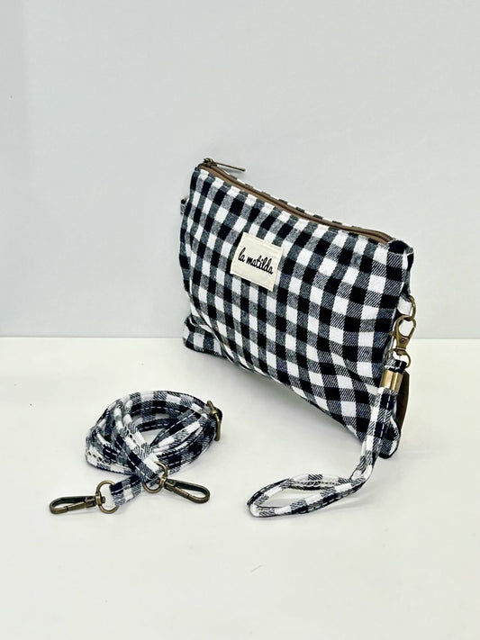 Bandolera Gringham Negr