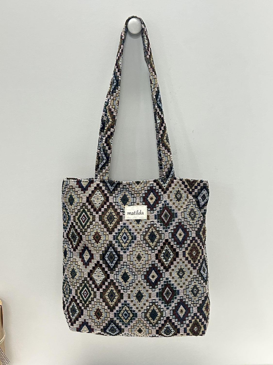 Bolsa Tote Bag Pixel Rombo