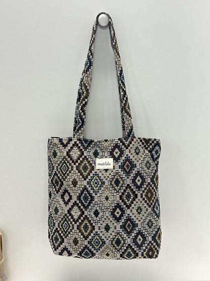 Bolsa Tote Bag Pixel Rombo