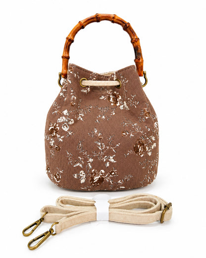 Bolso de mano Carla Forest Marrón