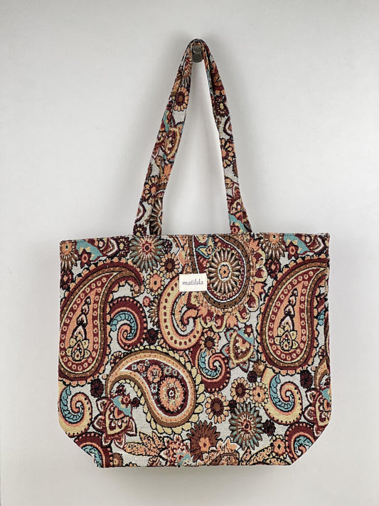 Bolsa Tote Bag Grande Paisley