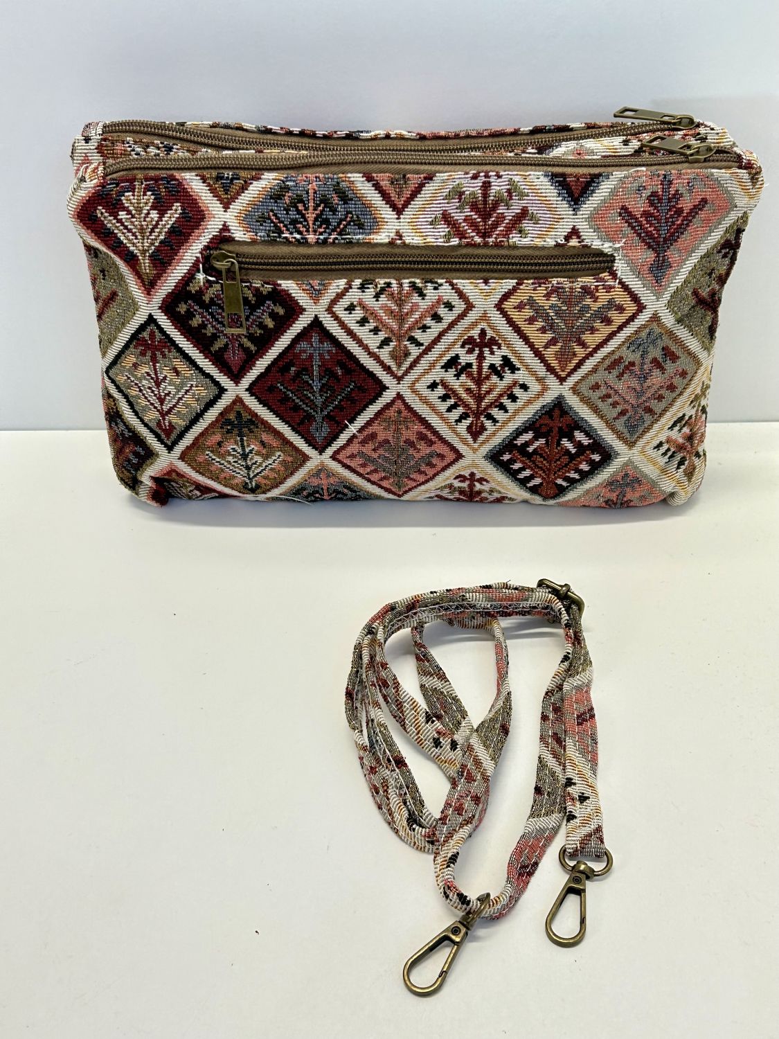 Bandolera Doble Rombo Botanic