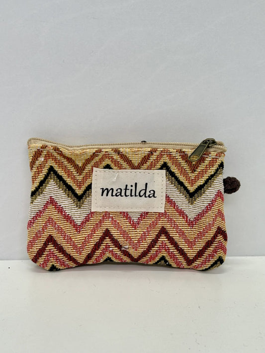 Monedero Zigzag Amarillo