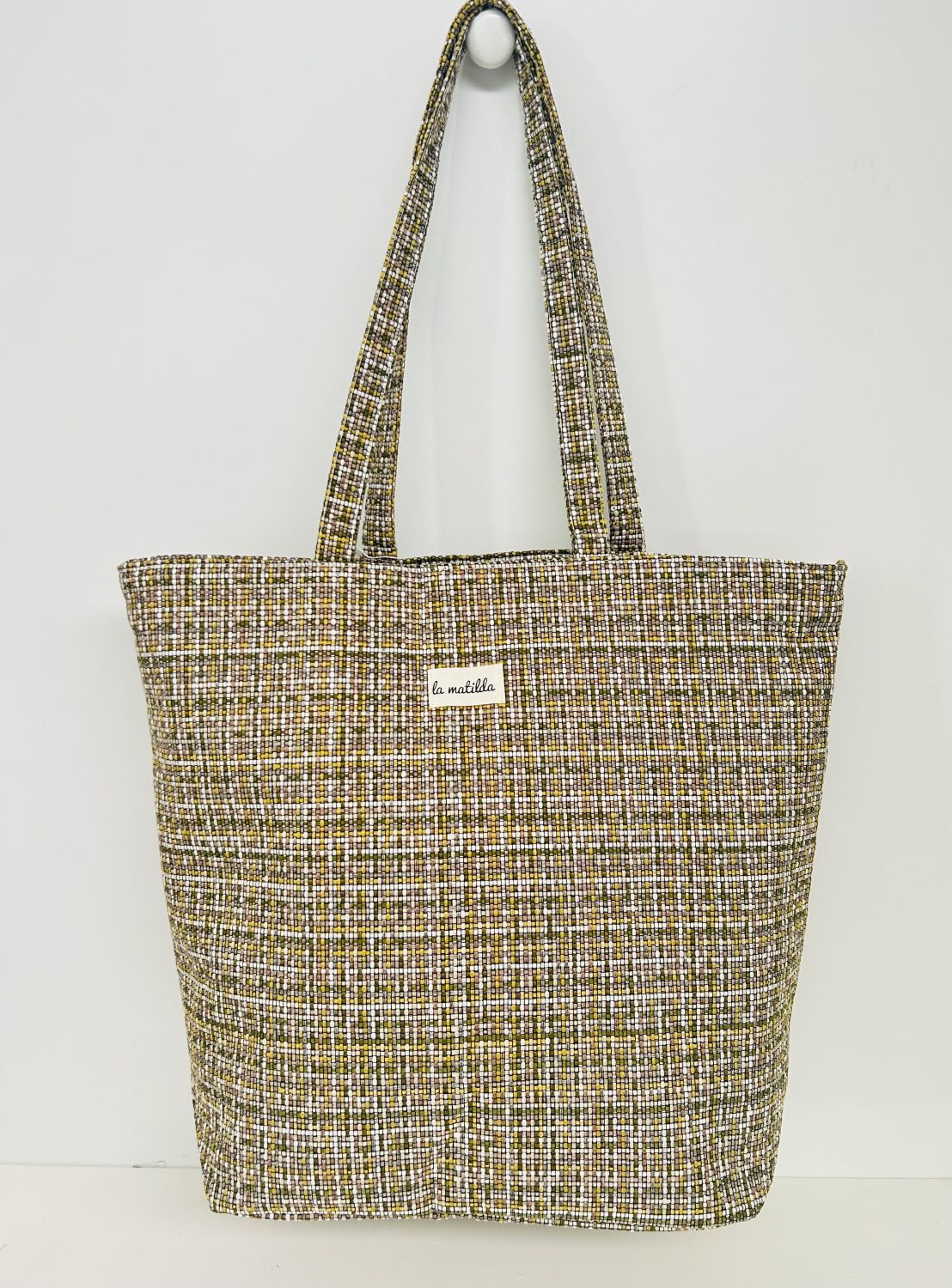 Bolsa Tote Bag Grande Tartar Amarillo