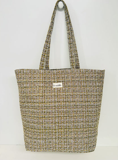 Bolsa Tote Bag Grande Tartar Amarillo
