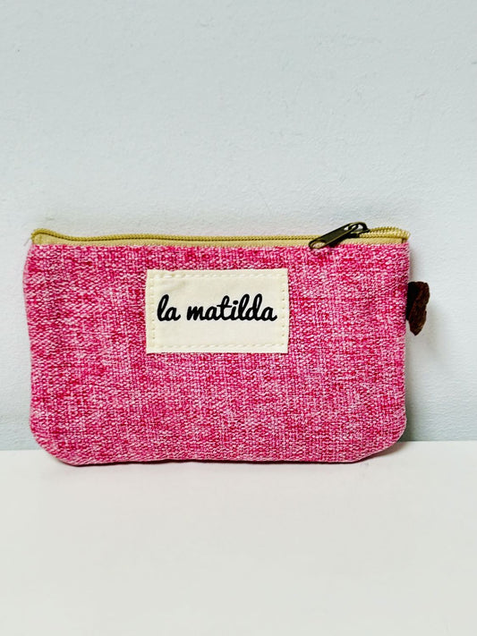 Monedero Unicolor Rosa