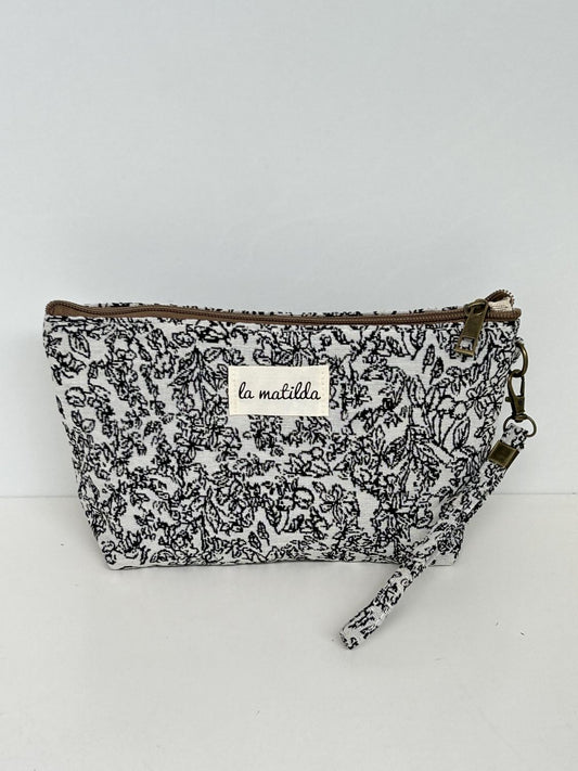 Neceser Grande Pattern Negro