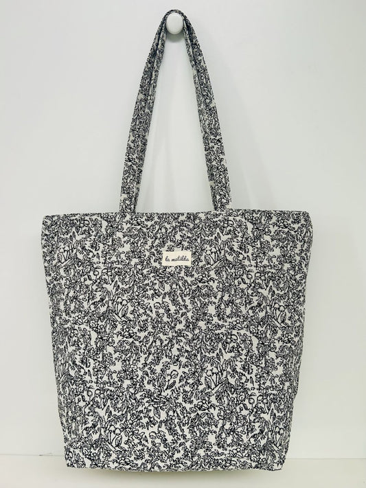 Bolsa Tote Bag Grande Pattern Negro