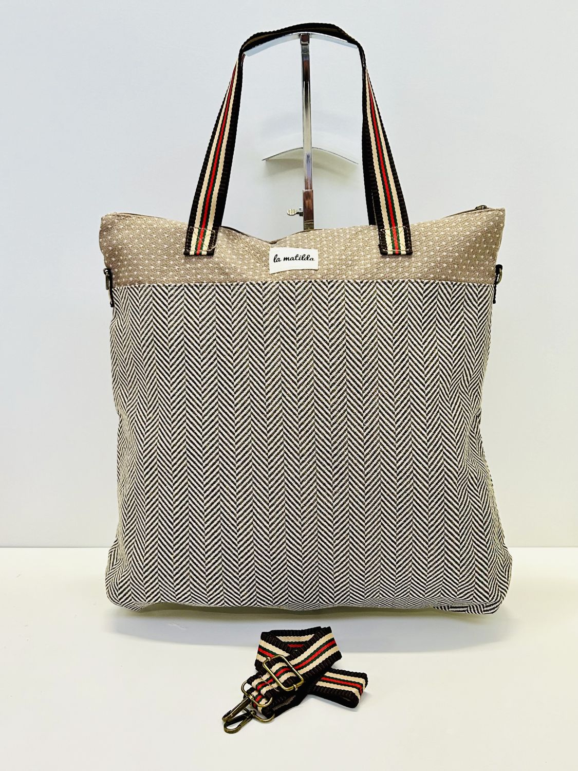 Bolsa de Viaje Grande Trigo Marrón