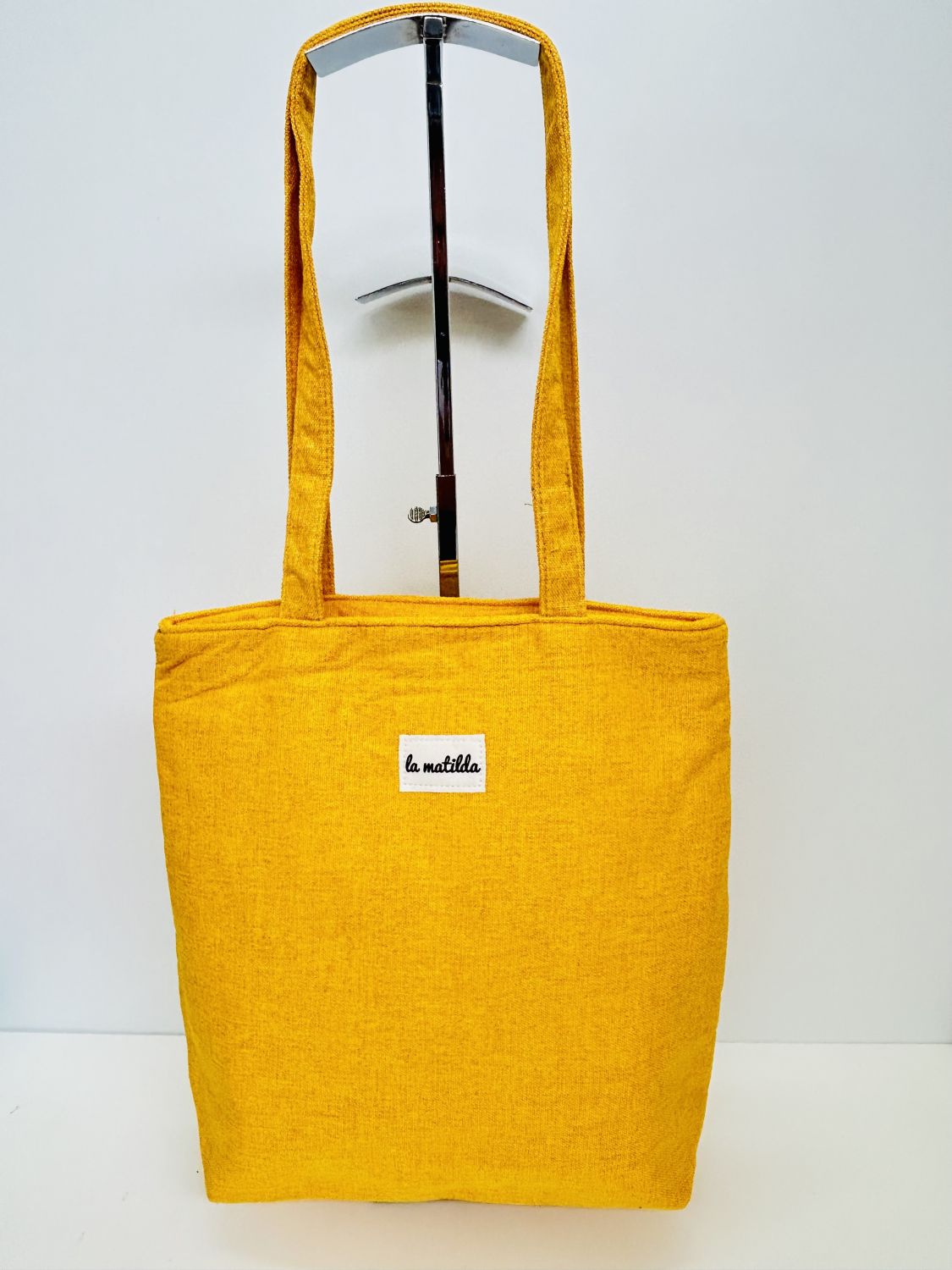 Bolsa Tote Bag Unicolor Amarillo