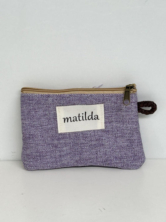 Monedero Unicolor Violeta