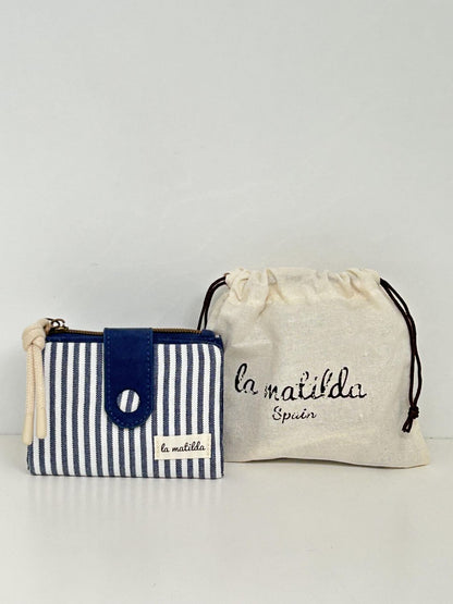 Cartera Pequeña Marinera Azul