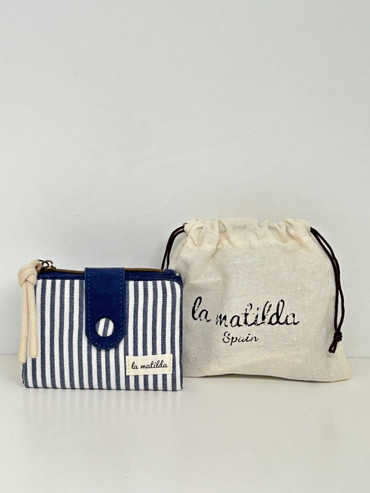 Cartera Pequeña Marinera Azul