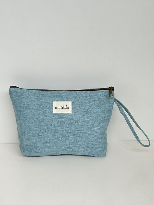 Neceser Maxi Unicolor Celeste