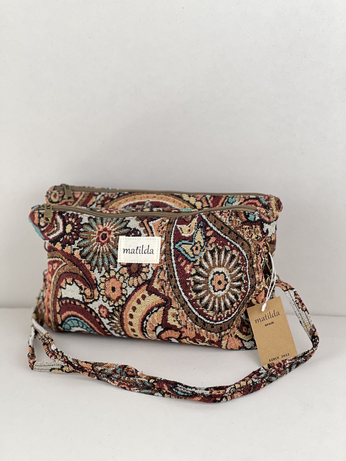 Bandolera Doble Paisley