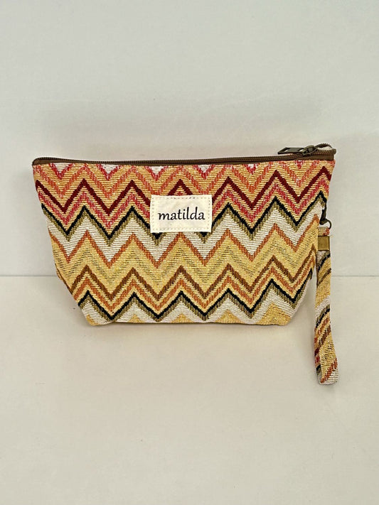 Neceser Grande Zigzag Amarillo