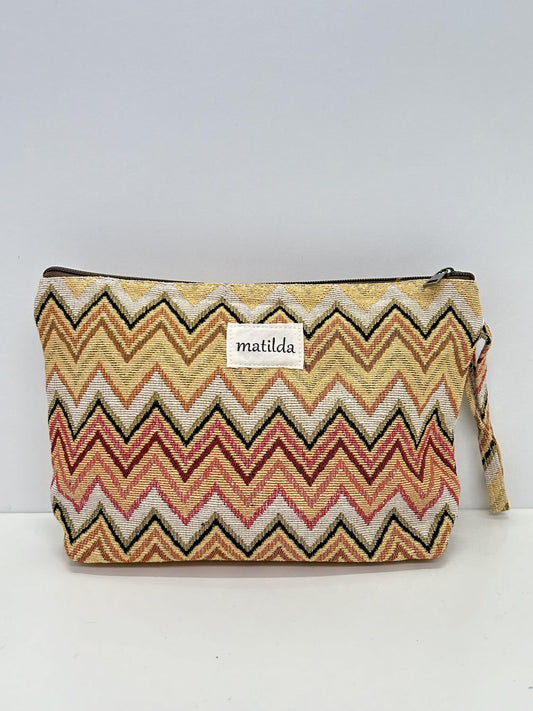 Neceser Maxi Zigzag Amarillo