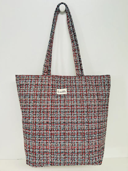 Bolsa Tote Bag Grande Tartar Azul