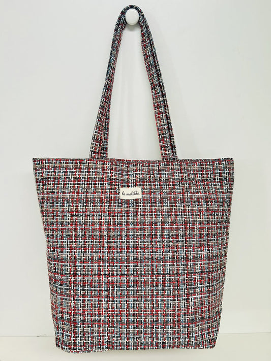 Bolsa Tote Bag Grande Tartar Azul