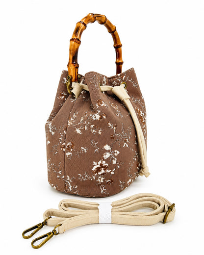 Bolso de mano Carla Forest Marrón