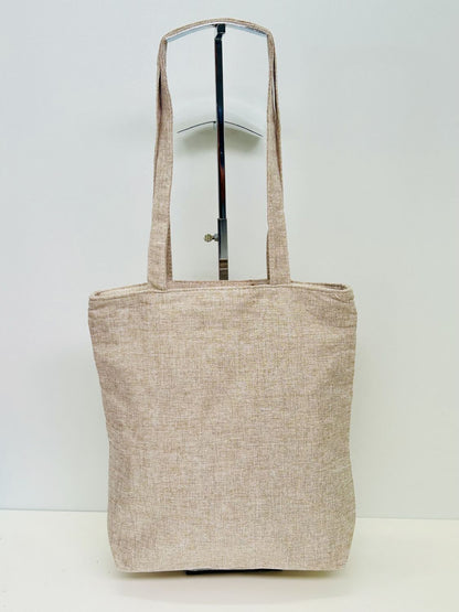 Bolsa Tote Bag Unicolor Beige