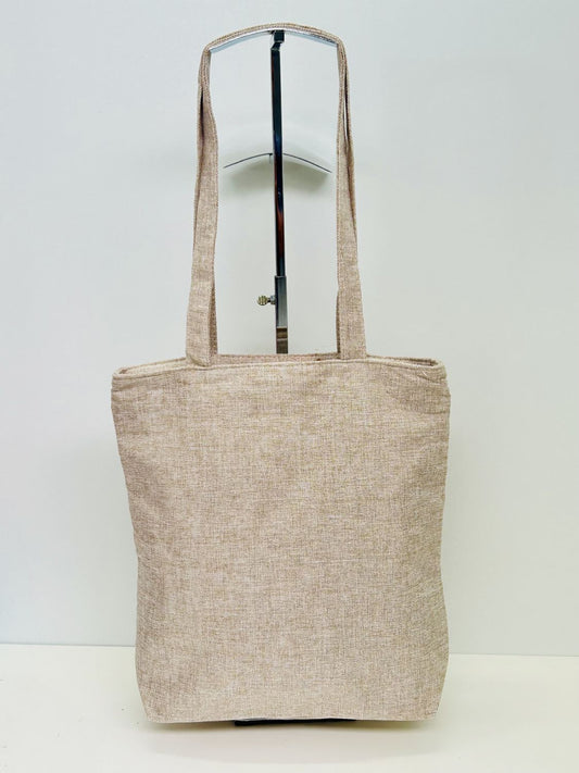 Bolsa Tote Bag Unicolor Beige