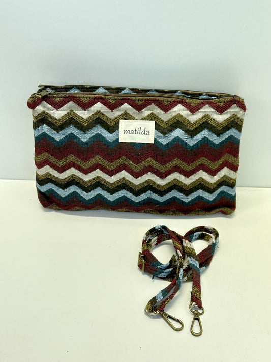 Bandolera Doble Zigzag Vintage