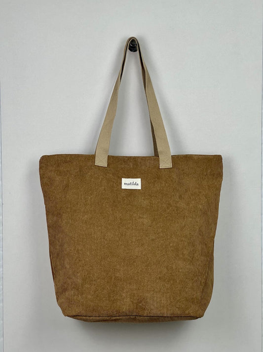 Bolsa Tote Bag grande en Pana Tosatado
