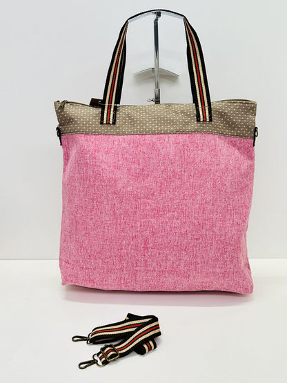 Bolsa de Viaje Grande Unicolor Rosa