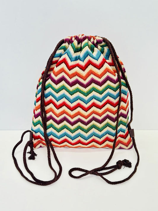 Mochila Cuerdas Zigzag Multicolor