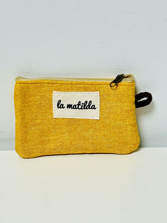 Monedero Unicolor Amarillo