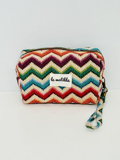 Neceser Rectangular Zigzag Multicolor