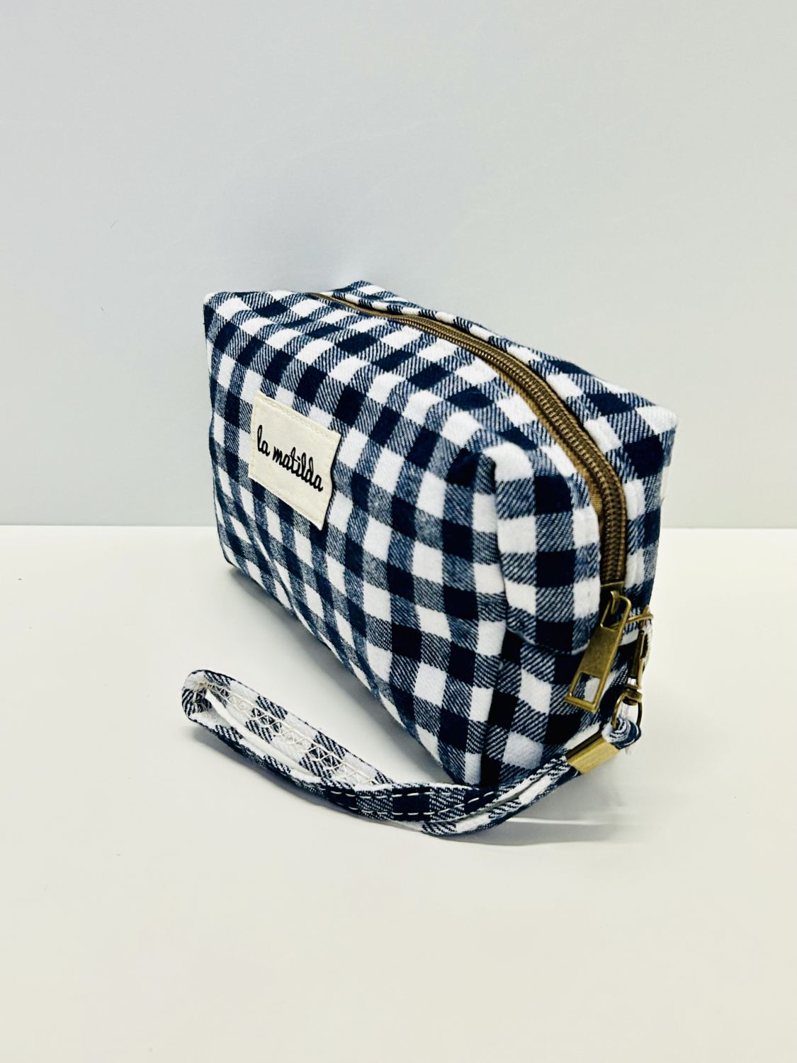 Neceser Rectangular Gingham Marino