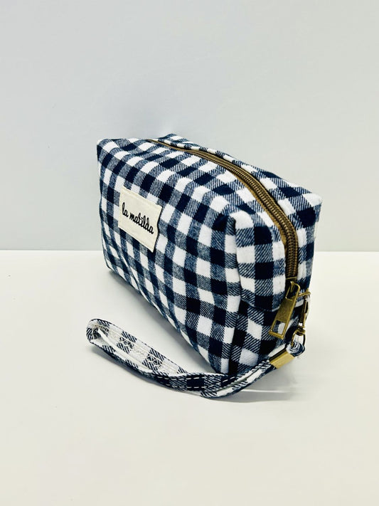 Neceser Rectangular Gingham Marino