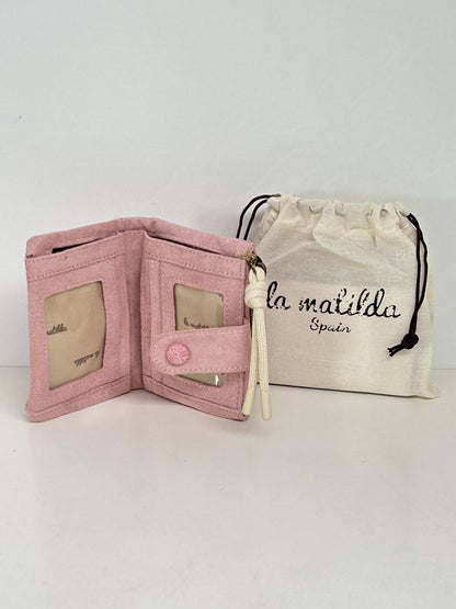 Cartera Pequeña Unicolor Rosa