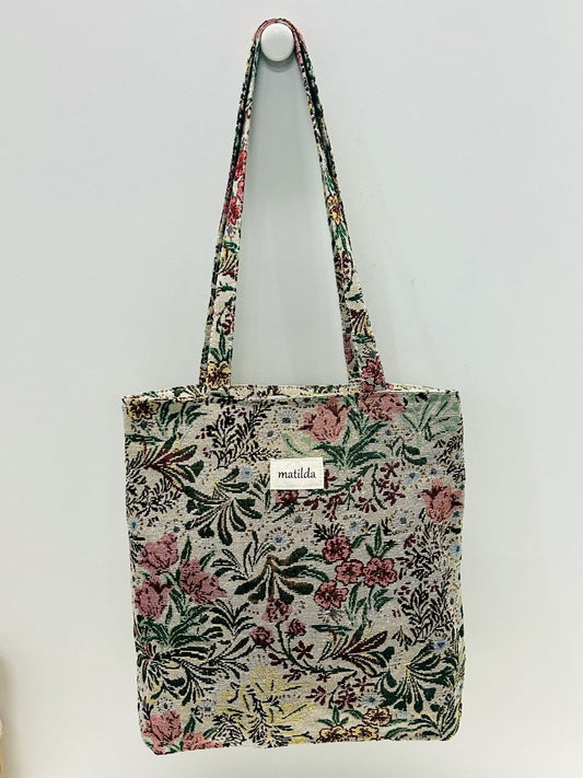 Bolsa Tote Bag Floreada