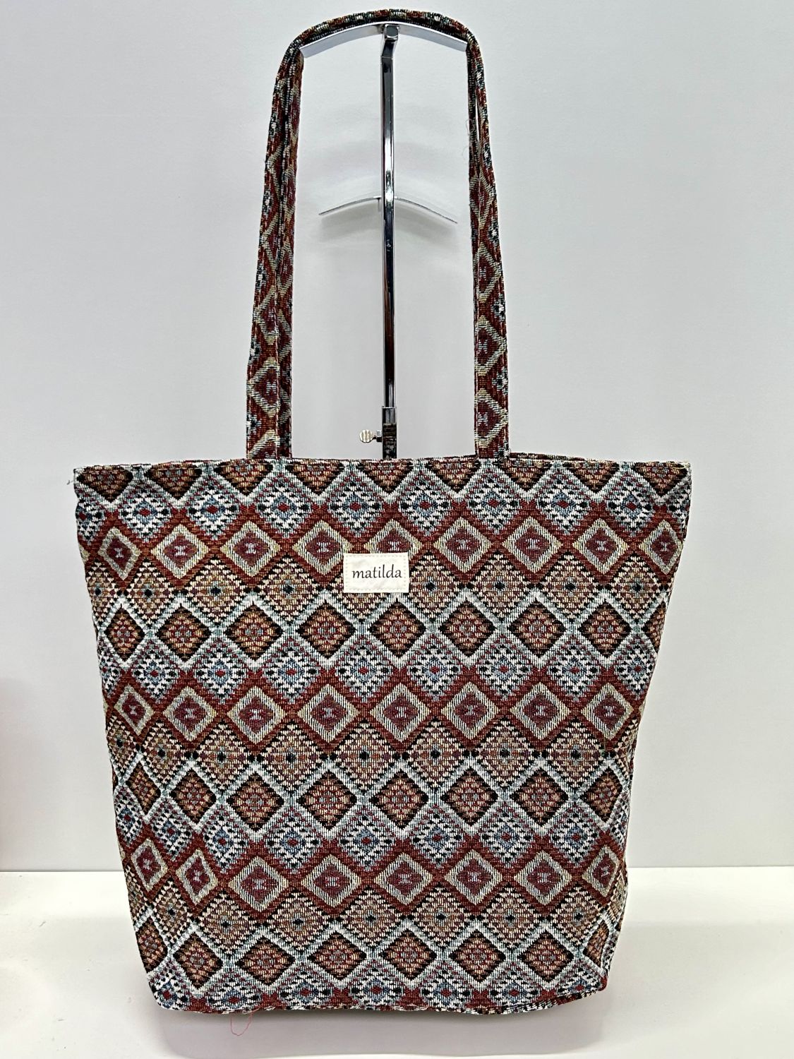 Bolsa Tote Bag Grande Rombos