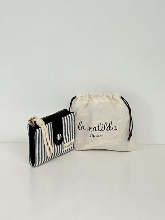 Cartera Pequeña Marinera Negra