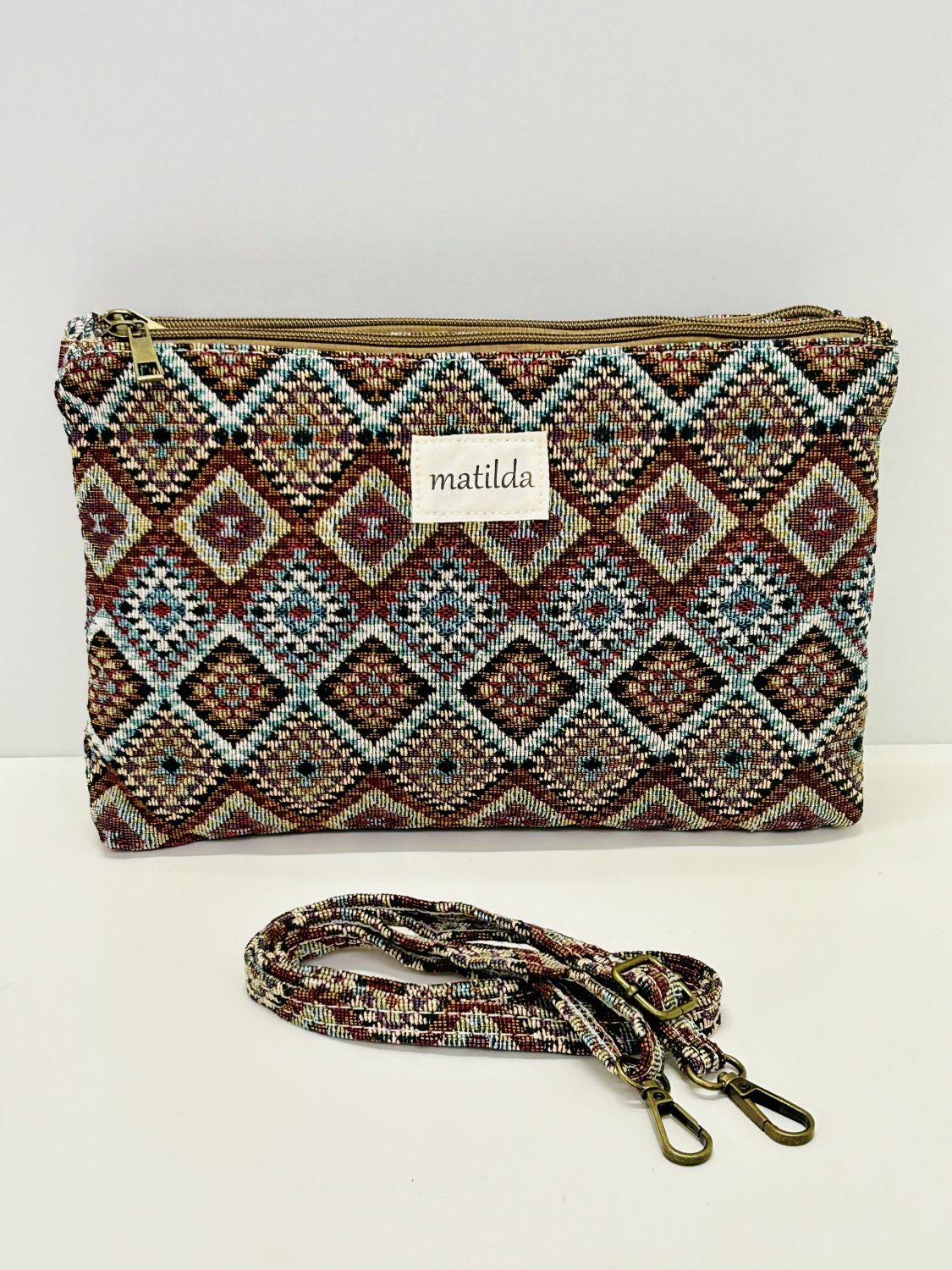 Bandolera Doble Rombos