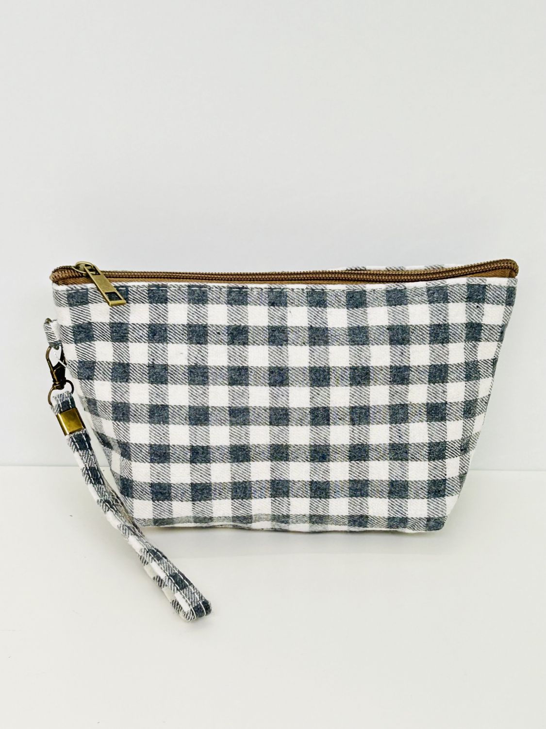 Neceser Grande Gringham Gris